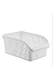 SAS Buzdolabı Sepeti Dolap Içi Düzenleyici Sepet Organizer Beyaz 4 adet 30x16x17 No:2