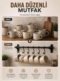 Metal borulu askı ve kanca