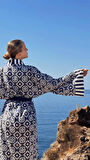 Saten Kimono(Çanta Hediyeli)