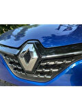 Renault Clio 5 Hb Uyumlu Krom Ön Panjur Izgarası 6 Parça 2020-2025 Paslanmaz Çelik