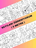 Sayıları Öğreniyorum Boyama Kağıdı – 5 Metre