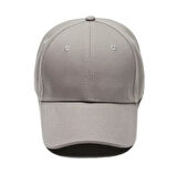 Gri Düzrenk Şapka Spor Cap 