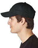 Düz Siyah Şapka Sportif Cap 