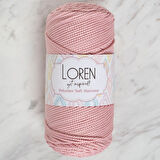 Loren Polyester Soft Macrame Pembe El Örgü İpi - LM042 - 34446