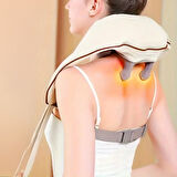 BUFFER® Elektrikli Boyun ve Sırt Masaj Aleti Kablosuz Boyun ve Omuz Yoğurma Masaj Yastığı