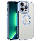 Apple iPhone 13 Pro Max Kılıf Kamera Korumalı Logo Gösteren Omega Kapak