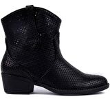 Sail Lakers - Siyah Fermuarsız Kadın Yaz Botu