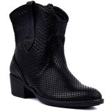 Sail Lakers - Siyah Fermuarsız Kadın Yaz Botu