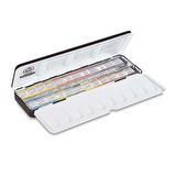 Schmincke Akademie Sulu Boya Aquarell Metal Kutu Yarım Tablet 24'lü Set