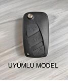 Fiat Fiorino Linea Punto Peugeot Bipper Citroen Nemo Lüx Anahtar Koruma Kılıfı 