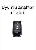 Toyota Corolla Cross Hilüx Yaris Cross Uyumlu Anahtar Koruma Kılıfı 3 Tuşlu Logo Yeri Önde Olan Model