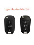 Citroen C4 C4l Kaktüs C3 C6 C8  Anahtar Kılıfı 2.Resime Bakınız Lütfen