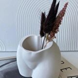 Popo Vazo Booty Vase Kadın Vücudu Modern Dekor İskandinav Minimal Bohem Tarz Obje Kalemlik