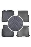 Hyundai Santa Fe 2007 Araca Özel Üretim 3D Havuzlu Paspas ve Bagaj Havuzu
