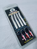 SeaHunter V8 Jig Series 8cm 5,5gr Silikon Yem 4pcs BEYAZ
