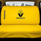 Seat Sarı Renk Ön ve Arka Koltuk Kılıfı Penye Servis Seti – Araba Koltuk Koruyucu