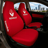 Seat Kırmızı Renk Ön ve Arka Koltuk Kılıfı Penye Servis Seti – Araba Koltuk Koruyucu