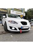 Seat Leon Mk2 Uyumlu Astra H Lip 2 Parça Ön Tampon Eki 1. Sınıf Kaliteli