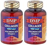 Dmp Hidrolize Kolajen Tip 1-2-3 2x100 Tablet Hyaluronik Asit Vitamin C Vitamini 