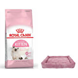 Royal Canin Kitten Yavru Kedi Maması 10 KG + Kedi yatağı Pembe