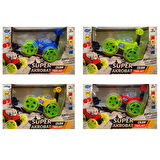 KUMANDALI ARABA SB2055 ŞARJLI SÜPER AKROBAT ÇILGIN TAKLACI SESLİ IŞIKLI 3+