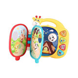VARDEM 855-162A BEBEK PİYANOSU ZÜRAFA KİTAPLI IŞIKLI MÜZİKLİ KUTULU 12M+