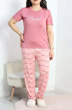 SeKa Milan Battal Pijama Takımı Gülkurusu - 50675.1285.