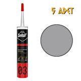 Selsil Genel Amaçlı Silikon ALÜMİNYUM 322 gr. - 5 Adet
