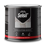 Selsil Çift Komponentli Mermer ve Granit Yapıştırıcı 1000 gr.