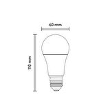 Seldur 9 W 810LM E-27 Duy 6500K Beyaz Işık LED Ampul 10'lu