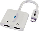 Senon Zore Go Des GD-UC039 Type-C To Type-C Kulaklık Çıkışlı Lightning Dönüştürücü