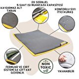 pawdaz Serin (60X40CM) - 4 Mevsim Kedi/ Köpek Matı, Sıcak Veya Soğuk Kullanılabilen Minder Yatak (antrasit)