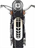 35 x 5 cm Motor Çamurluk Araç Şerit Sticker V4