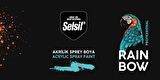 Selsil Rainbow Akrilik Sprey ASTAR KIRMIZI 400 ml. - RAL3009
