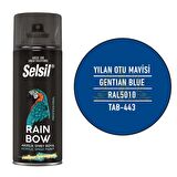 Selsil Rainbow Akrilik Sprey Boya YILAN OTU MAVİSİ 400 ml. - RAL5010
