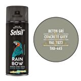 Selsil Rainbow Akrilik Sprey Boya BETON GRİ 400 ml. - RAL7023