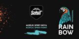 Selsil Rainbow Akrilik Sprey Boya PARLAK BEYAZ 400 ml. - RAL9010