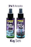 Yağmur Su Kaydırıcı ve Buğu Önleyici Kış Seti 2x100ml