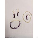 Anneler Günü Hediyesi Ametist Set- Anka Gemstone