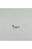 Cerrahi Çelik Taşlı Baget Küpe Tragus Helix Kıkırdak Piercing