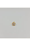 Cerrahi Çelik Gold Baget Taşlı Küpe Tragus Helix Kıkırdak Piercing