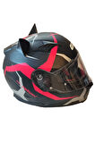 Kask süsü -3 lü set Kedi kulağı,kask boynuzu ve Rüzgar Tutmaz kedi kulağı sağ sol takım-siyah