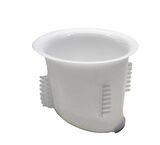 Titiz TP-121 Plastik Wc Matik Tuvalet Kapağı - Tek Kapaklı Koku Önleyici - Beyaz - 1 Adet