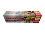 Nazenin Düz Kilitsiz Şeffaf Büyük Boy Buzdolabı Yemek Gıda Poşeti Torbası- 30x45 Cm. - 20'li 3 Paket