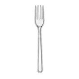 Poppy Plastik Lüks Çatal - 18 Cm. - Şeffaf - 50 Adetlik 10 Paket