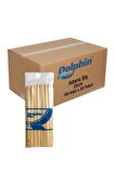 Dolphin Bambum Ahşap Adana Çöp Şiş - 24 Cm. - 100 lü 50 Paket / Koli