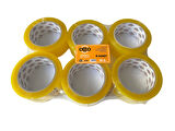 Otto Bant Şeffaf Koli Bandı Bantı / 45 mm x 100 Metre / 6 Adetlik 10 Paket