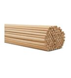 Ahşap Bambu Maket Patates Kızartma Çubuğu Çöp Şiş - Boy : 35 Cm./ En : 5 mm. - 300 Adet