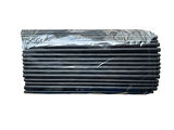 Dökme Kalın Kokteyl Buzlu İçecek Pipet - Düz - Siyah - 22 Cm. - 8 mm. -100 Adetlik 5 Paket