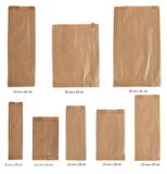 Kraft Baget Ekmek Fırın Kese Kağıdı - Orta boy - 15 x 33 Cm. - 0.63 Kg. - 10 Paket